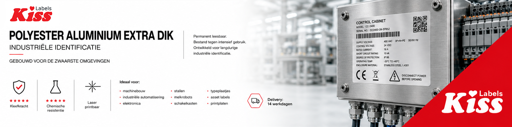 Polyester aluminium dik