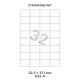 Standaard H 32-4 - 52.5x37.1mm
