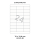 Standaard HG 24-3B - 70x33.9mm 