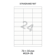 Standaard HG 24-3S - 70x35mm  