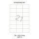 Standaard H 21-3 - 70x42.4mm