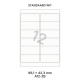 Standaard A 12-2B - 99.1x42.3mm