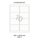 Standaard A 10-2 - 99.1x56.8mm