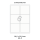 Standaard A 6-2 - 99.1x93.1mm