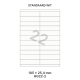 Standaard HG 22-2 - 105x25.4mm 
