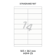 Standaard HG 14-2S - 105x38.1mm 