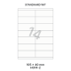 Standaard HG 14-2 - 70x38 1mm - 70x38.1mm