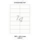Standaard H 14-2 - 105x42.4mm