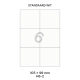 Standaard H 6-2 - 105x99mm  