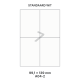 Standaard A 5/4-2 - 74.25x105mm 