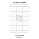 Wateroplosbaar HG 15-3 - 70x52mm  