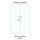 Wateroplosbaar H 2-2 - 105x297mm  