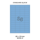 Standaard Blauw HG 56-4 - 48x20mm  