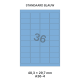 Standaard Blauw A 36-4 - 48.3x29.7mm