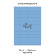 Standaard Blauw HG 44-4 - 52.5x25.4mm