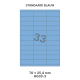 Standaard Blauw HG 33-3 - 70x25.4mm 
