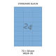 Standaard Blauw HG 24-3X - 70x36mm  
