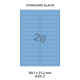 Standaard Blauw A 26-2 - 99.1x21.2mm