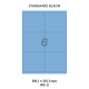 Standaard Blauw A 6-2 - 99.1x93.1mm