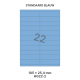 Standaard Blauw HG 22-2 - 105x25.4mm 