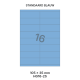 Standaard Blauw HG 16-2S - 105x35mm  