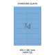 Standaard Blauw HG 14-2S - 105x38.1mm
