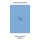 Standaard Blauw HG 14-2 - 70x38.1mm