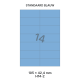 Standaard Blauw H 14-2 - 105x42.4mm