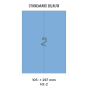Standaard Blauw H 2-2 - 105x297mm  