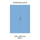 Standaard Blauw H 1-1 - 210x297mm  