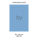 Standaard Blauw R 117-9 Dia 19mm  