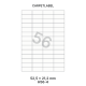 Carpetlabel H 56-4 - 52.5x21.2mm