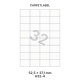Carpetlabel H 32-4 - 52.5x37.1mm