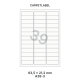 Carpetlabel A 39-3 - 63.5x21.2mm
