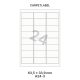 Carpetlabel A 24-3 - 63.5x33.9mm
