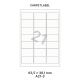 Carpetlabel A 21-3 - 63.5x38.1mm
