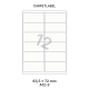 Carpetlabel A 12-3 - 63.5x72mm 