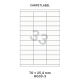 Carpetlabel HG 33-3 - 70x25.4mm 