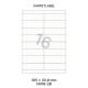 Carpetlabel HG 16-2B - 105x33.9mm