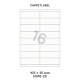 Carpetlabel HG 16-2S - 105x35mm  