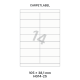 Carpetlabel HG 14-2S - 105x38.1mm