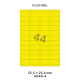 Fluo Geel HG 44-4 - 52.5x25.4mm