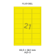 Fluo Geel A 21-3 - 63.5x38.1mm