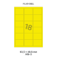 Fluo Geel A 18-3 - 63.5x46.6mm