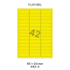 Fluo Geel A 42-3 - 65x20mm  