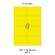 Fluo Geel H 8-2 - 105x74.25mm