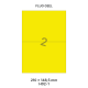 Fluo Geel H 2-1 - 210x148.5mm