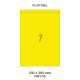 Fluo Geel HG 1-1S - 210x292mm  