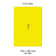 Fluo Geel H 1-1SC - 210x297mm  