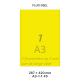 Fluo Geel A3/1-1 FS - 287x420mm  